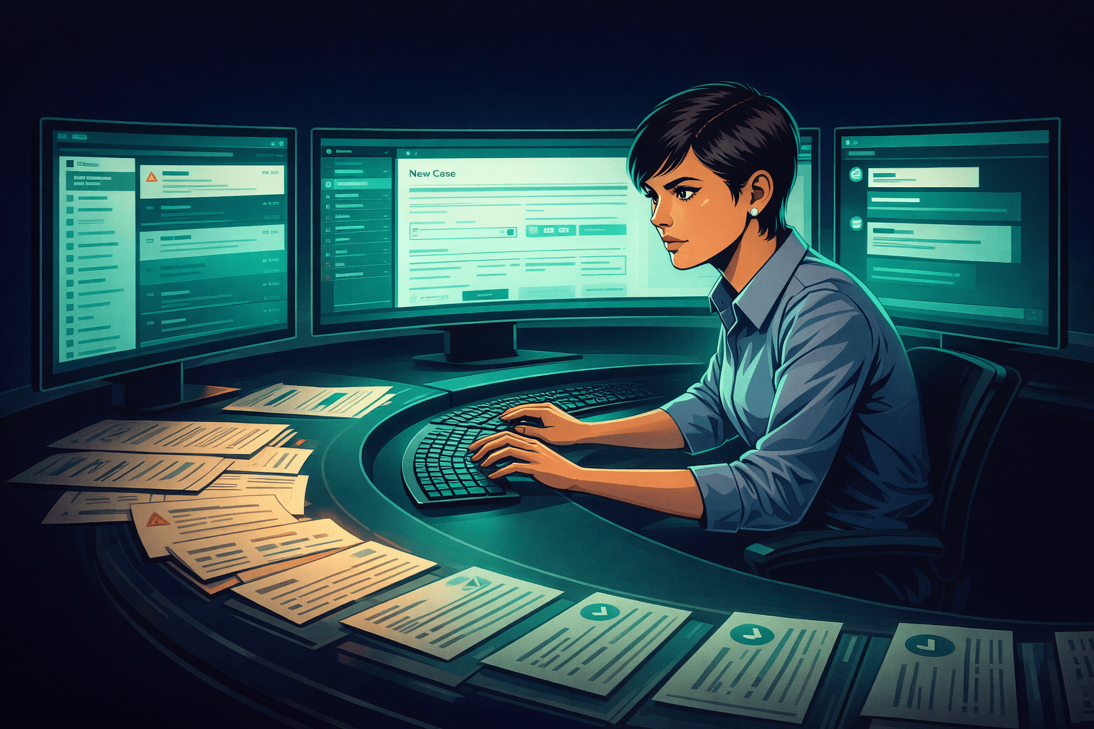 The Intake Specialist at work