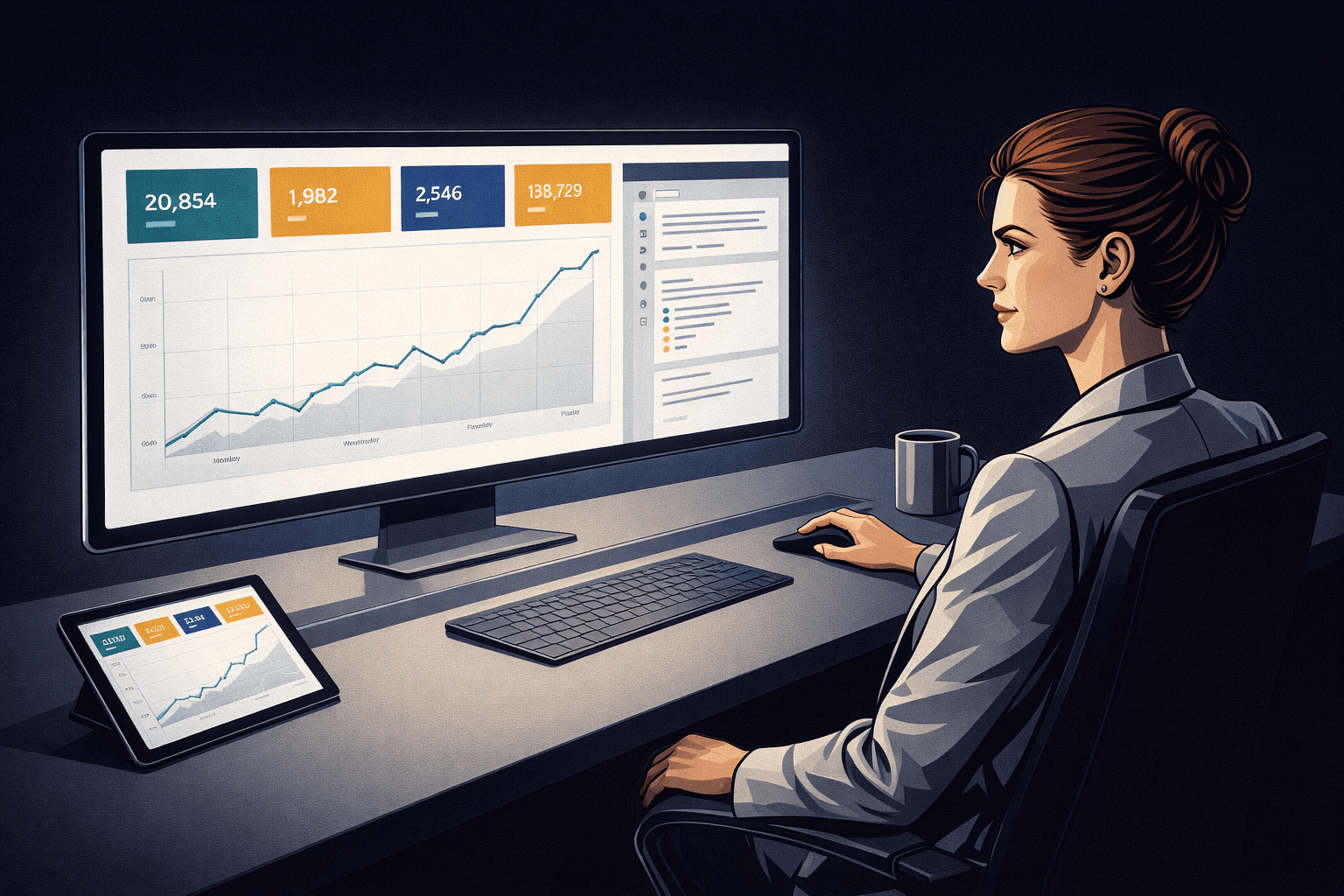 The Operations Analyst at work